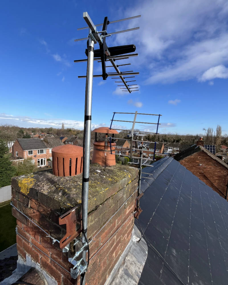 Digital aerial installation in Liverpool